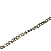 Mild Steel Chains (1 Meter) 4x3.5 MM Link Size For Jewellery Making Twist Silver Color